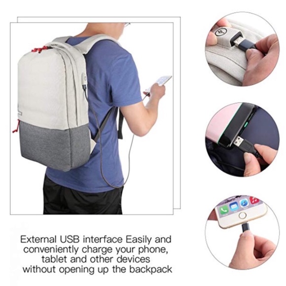 Anti-theft Backpack: Tablets/ Laptop & More - Picture 4 of 5